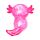 Antistressz Játék - Glitteres Axolotl (Szalamandra)