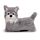 Mikrózható Plüss Figura - Schnauzer Kutya