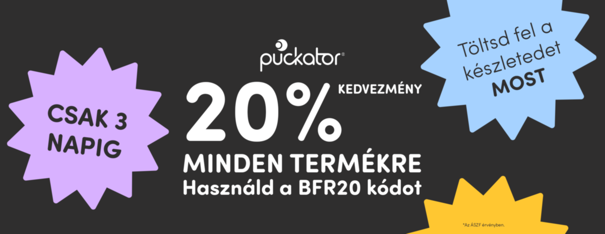 BLACK FRIDAY - 20% kedvezmény MINDENRE
