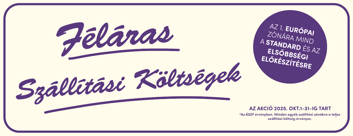 Féláras Szállítási Költségek egész októberben!