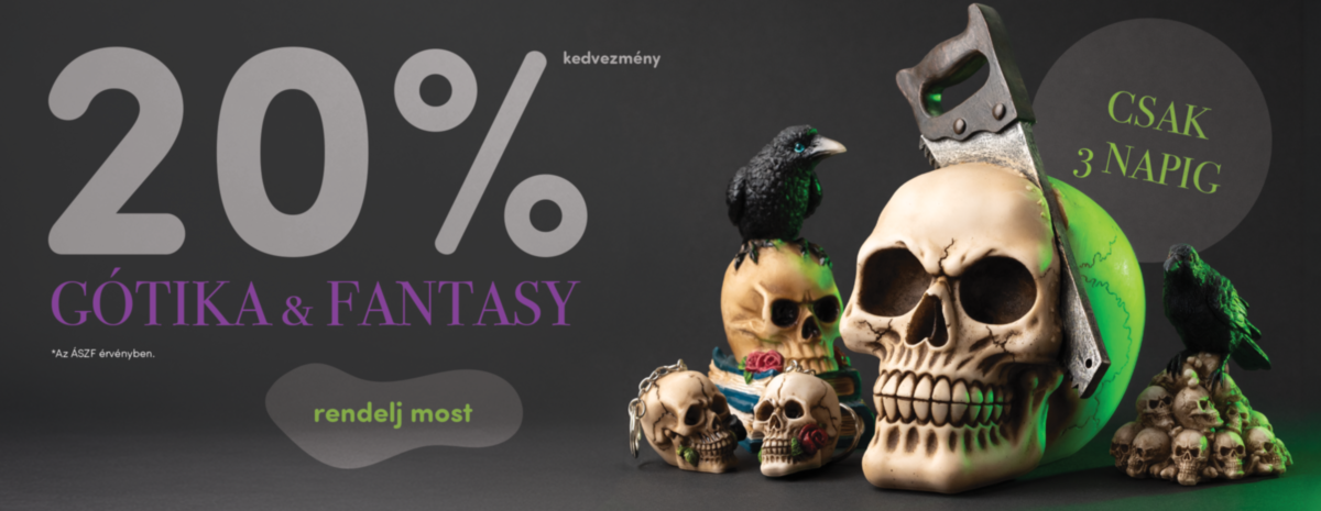 Gótika & Fantasy válogatás - 20% kedvezmény